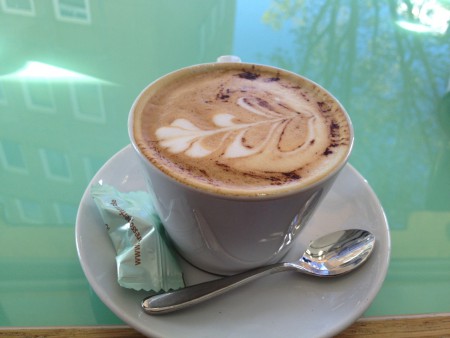 Münichte bir kahve molası 